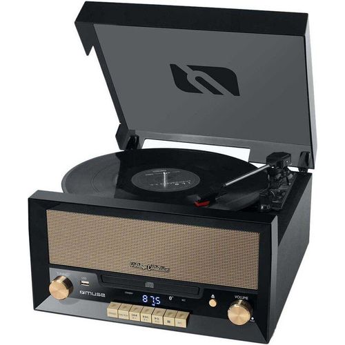 Muse Mt-110b Plattenspieler Schwarz One Size / EU Plug 220V Schwarz One Size