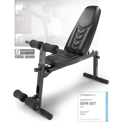 Sportstech Hantelbank BRT500 | 8in1 Multifunktion | Easy-Folding-System