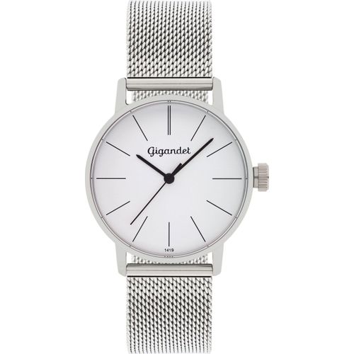 Gigandet Quarzuhr Edelstahl Silber Minimalism - G43-005