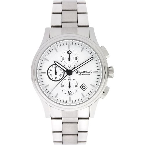 Gigandet Quarzuhr Chronograph Edelstahl Silber Traveller - G44-003