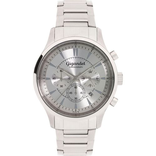 Gigandet Quarzuhr Chronograph Edelstahl Silber Brilliance - G48-005