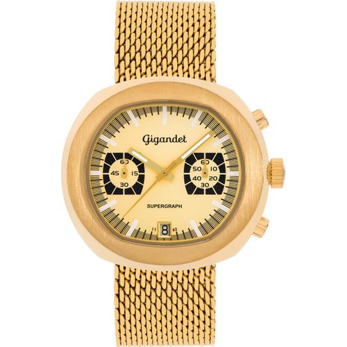 Gigandet Quarzuhr Chronograph Edelstahl Gold Supergraph - G11-004