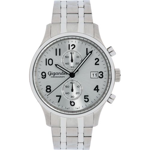 Gigandet Quarzuhr Chronograph Edelstahl Silber Skyscraper - G49-003