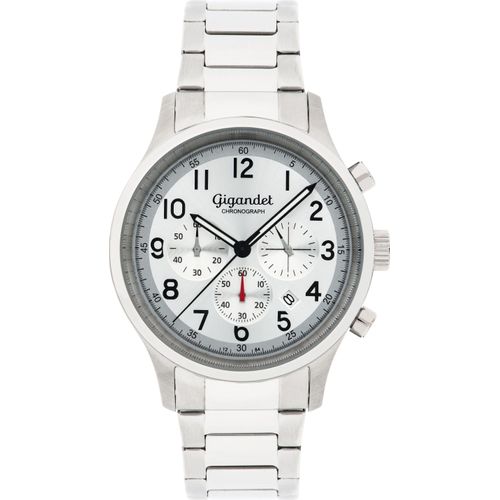 Gigandet Quarzuhr Chronograph Edelstahl Silber Efficiency - G50-001