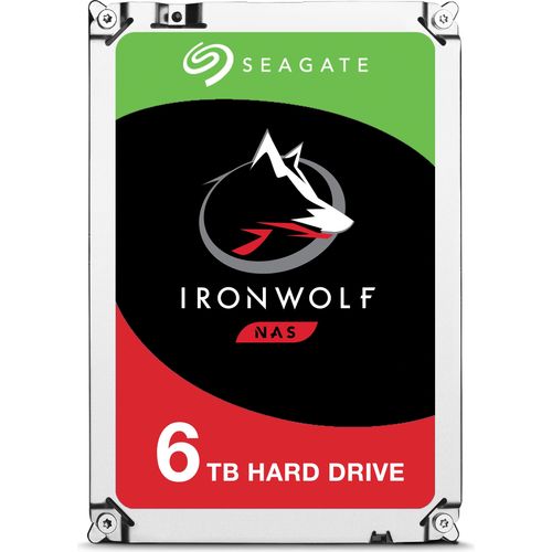 Seagate IronWolf 6TB Festplatte 3,5' NAS 256MB Cache 7200RPM SATA III ST6000VN0033