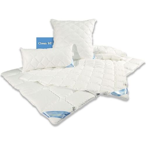 4 Jahreszeiten Bettdecke 155x220 Allergiker Steppbett kochfest bis 95 Grad