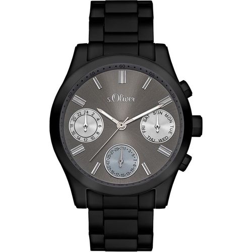 S.Oliver Damen Multifunktionsuhr SO-3310-MM