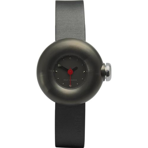 Rolf Cremer Uhr Boom 502905 Lederband, Edelstahl, schwarz