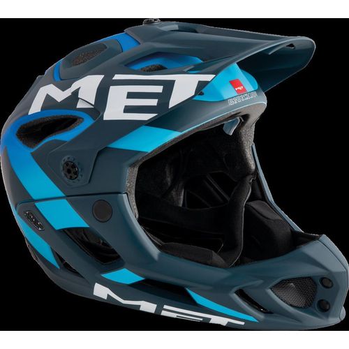 Met Parachute Downhillhelm Blau L Blau L