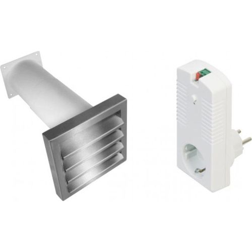 Energiespar Teleskop-Mauerkasten Aeroboy, Dunstabzug Ø 125mm Küche