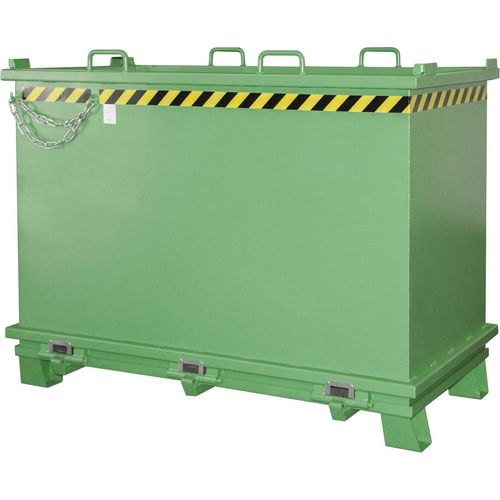 Bauer Klappbodenbehälter SB 2000, lackiert, Resedagrün