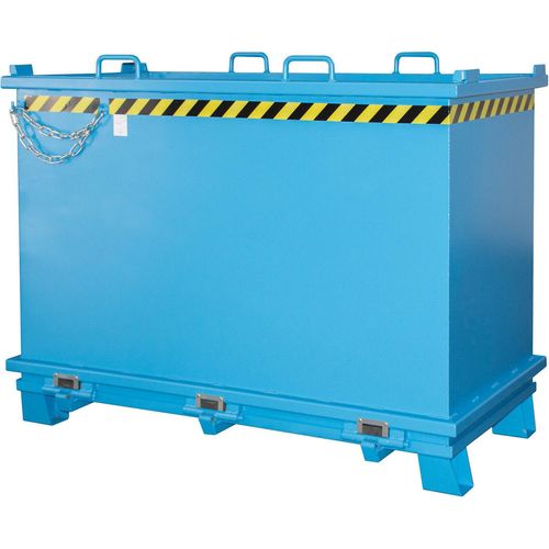 Bauer Klappbodenbehälter SB 2000, lackiert, Lichtblau