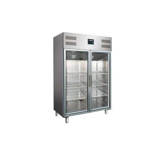 SARO Gewerbekühlschrank mit Glastüren - 2/1 GN, Modell GN 1200 TNG