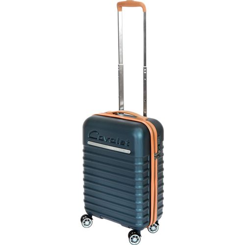 Handgepäck Hartschalentrolley Koffer Dunkel Blau Rollenkoffer 55 cm Cavalet bei Bowatex