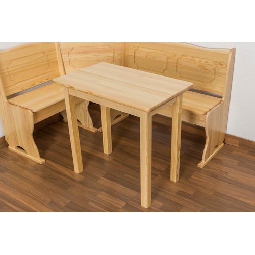 Tisch 50x80 cm Kiefer massiv, Farbe: Natur