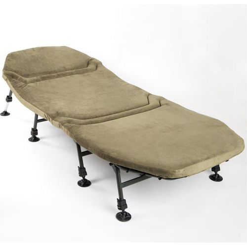 Mostal Memory Foam 8-Bein Liege Angelliege Karpfenliege Flat Liege