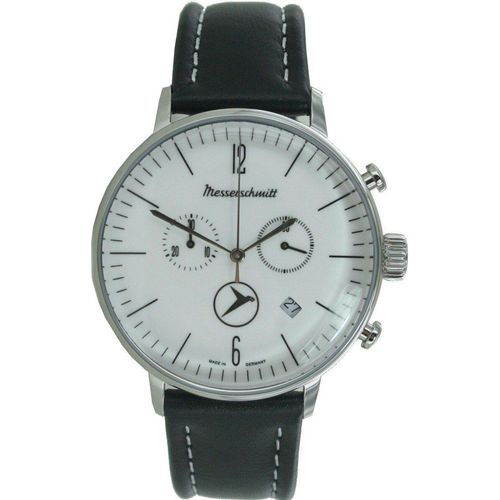Aristo Herren Messerschmitt Uhr Chrono ME-4H175 Leder