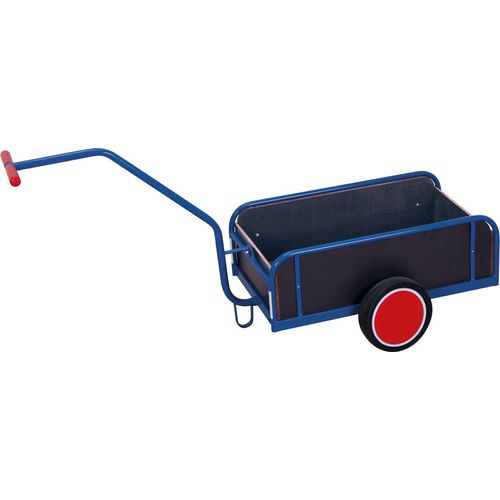 Variofit Handwagen mit Bordwand (Vollgummibereifung), Ladefläche:805x535 mm