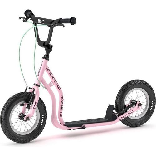 Tretroller Kinderroller Yedoo Tidit 12/12 Scooter Roller Cityscooter pink