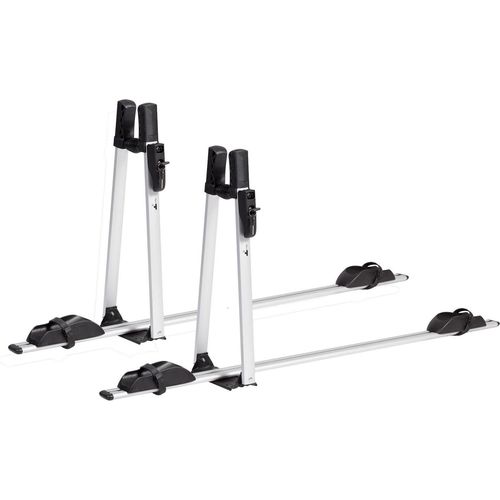 2x VDP Fahrradträger ALU Premium + Dachträger VDP Delta kompatibel mit für Mazda BT-50 (4 Türer) ab 2011