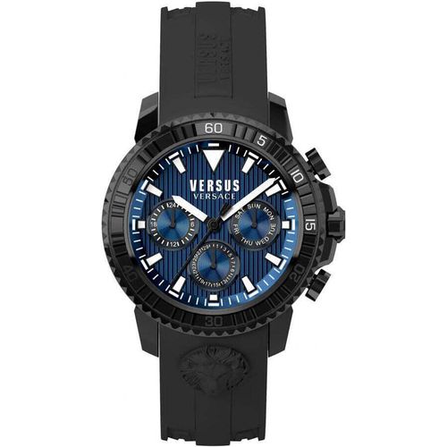 Versus by Versace Herren Uhr Armbanduhr Chronograph Aberdeen S30060017 Silikon