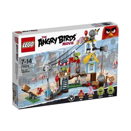 LEGO 75824 Angry Birds - Zerstörung der Stadt der Schweine