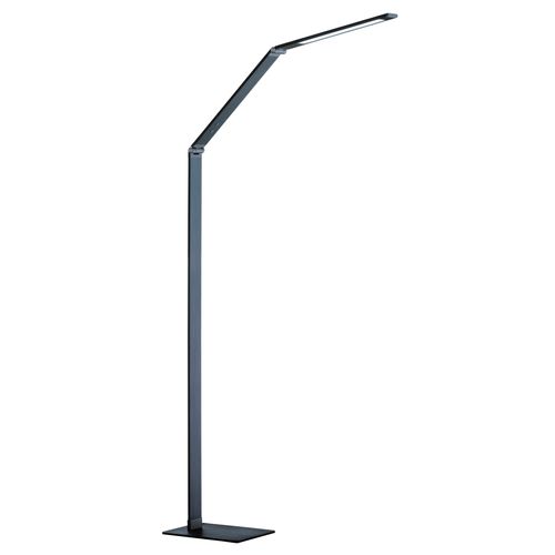 Fischer & Honsel LED Stehleuchte Geri in Grau 8W 810lm