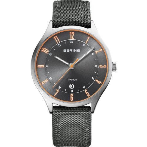 BERING Armbanduhr Titan mit Nato-Band 11739-879