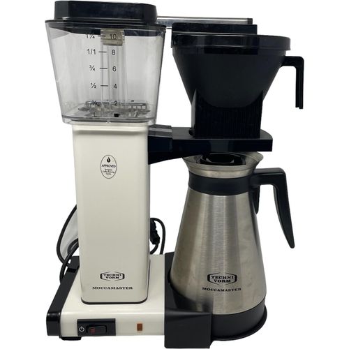 MOCCAMASTER Filterkaffeemaschine mit Thermoskanne KBGT 741, off-white