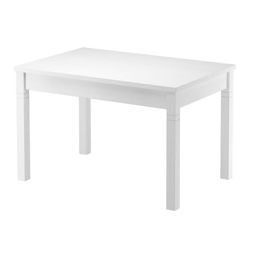 Tisch 80x120 Esstisch Massivholz Küchentisch weiß 90.70-51BW