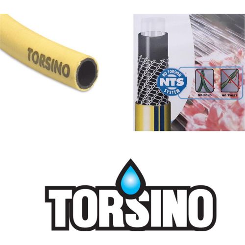 Torsino Waterslang PVC 19 mm 8 bar geel - 100 meter