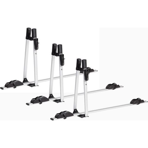 3x VDP Fahrradträger ALU Premium + Dachträger VDP Delta kompatibel mit für Mazda BT-50 (4 Türer) ab 2011