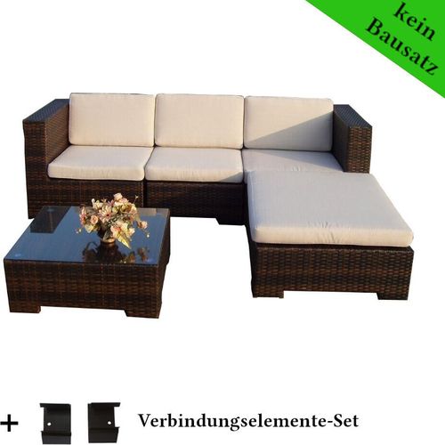 Poly Rattan Gartenmöbel California Garten Möbel Set Lounge Gartenlounge Sitzgruppe Garnitur
