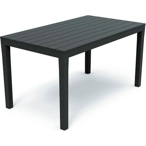 Gartentisch Outdoortisch Campingtisch Anthrazit 138x80x72cm Holz-Optik