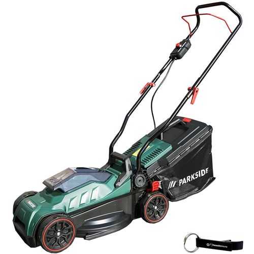 PARKSIDE® 20V Akku Rasenmäher PRMA 20 (ohne Akku) im HEADNMORE® Bundle + HEADNMORE® Schlüsselanhänger