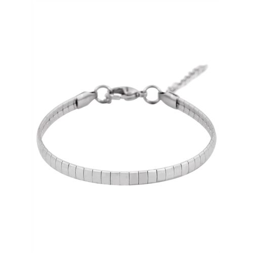 Armband LADY, silber (silberfarben, silberfarben), Armbänder, Damen, Edelstahl-Edelstahl, Edelstahl, Edelstahl, Armkette