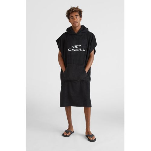 Badeponcho O'NEILL, Herren, schwarz (schwarz out), Obermaterial: 100% Baumwolle, Hausmäntel