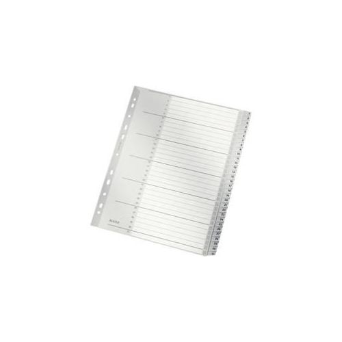 Leitz 1281 Register DIN A4, Überbreite 1-31 Polypropylen Grau 31 Registerblätter 12810000