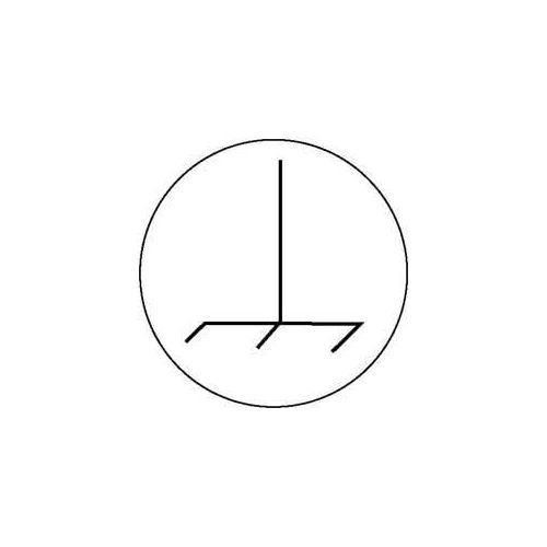 SafetyMarking 30.1589 Etiketten Funktionspotentialausgleichsleiter Folie selbstklebend (Ø) 12.5 mm 12.5 mm 40 St.