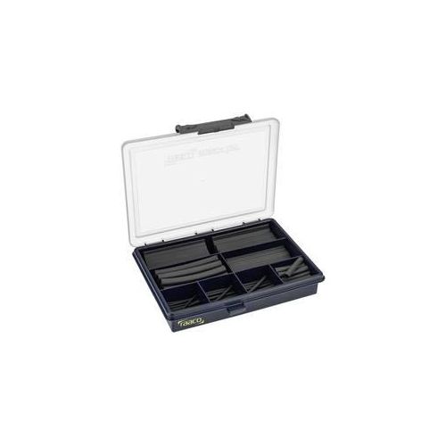 Cimco 181680 Schrumpfschlauchsortiment Schwarz Schrumpfrate:2:1 130 St.