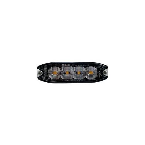 Berger & Schröter Frontblitzer / Straßenräumer LED Front- Heckblitzer orange E9 10R-06 1386, SAE W117, X A1 E9 00.1957 12 V, 24 V über Bordnetz Schraubmontage,