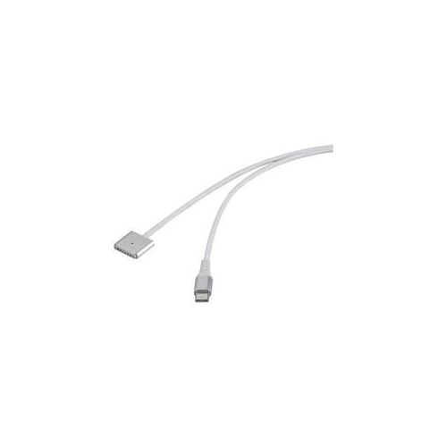 Renkforce USB-Ladekabel USB-C®, Magsafe 3 1.00 m Weiß magnetischer Stecker RF-6437914