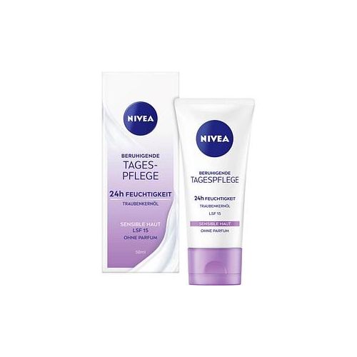 NIVEA 24h FEUCHTIGKEIT LFS 15 BERUHIGENDE Gesichtscreme 50,0 ml