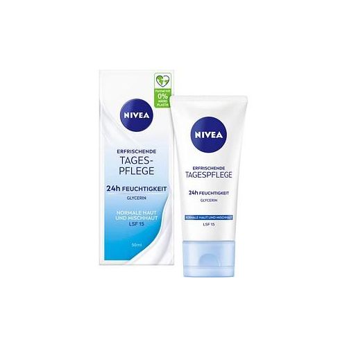 NIVEA 24h FEUCHTIGKEIT LFS 15 ERFRISCHENDE Gesichtscreme 50,0 ml