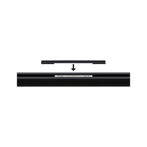 Paulmann Schienensystem-Abdeckschiene URail , Schwarz, Transparent , Kunststoff , 12.5x0.5 cm , Lampen & Leuchten, Innenbeleuchtung, Schienensysteme