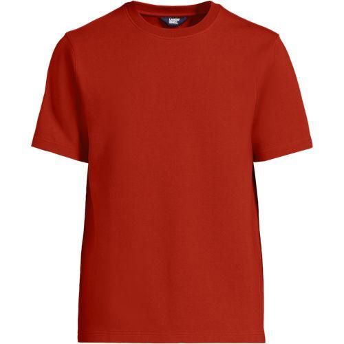 Deluxe Soft T-Shirt, Herren,  Braun, Baumwolle/Polyester/Baumwoll-Mischung, by Lands' End