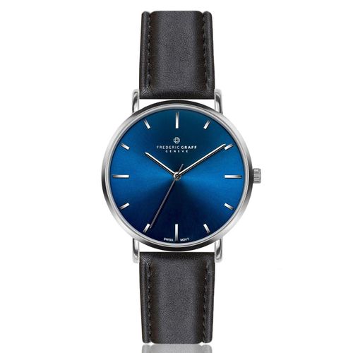 Frederic Graff Herren Quarzuhr SWISS silber