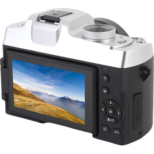 UHD Digitalkamera 6K 84MP 18X Zoom Autofokus WiFi Kamera mit 3 Zoll 180° Flip Screen Flash für Reiseaufnahmen Video Schwarz
