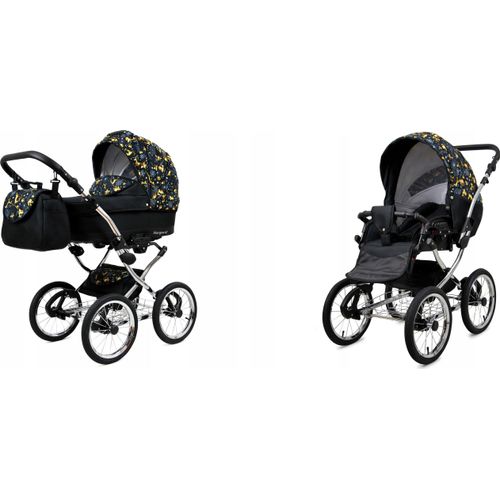 BabyLux® Margaret Exclusive | 2in1 Kinderwagen Bambimo | Gold Deer | Kombikinderwagen | Kinderwagens