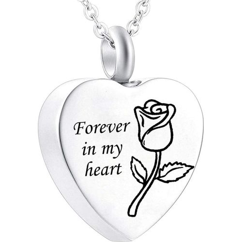 MUZIWENJU Pet Urns Herz Kreation URN Halskette für Ashes Urn Jewelry Memorial Pendant (Farbe: 7)